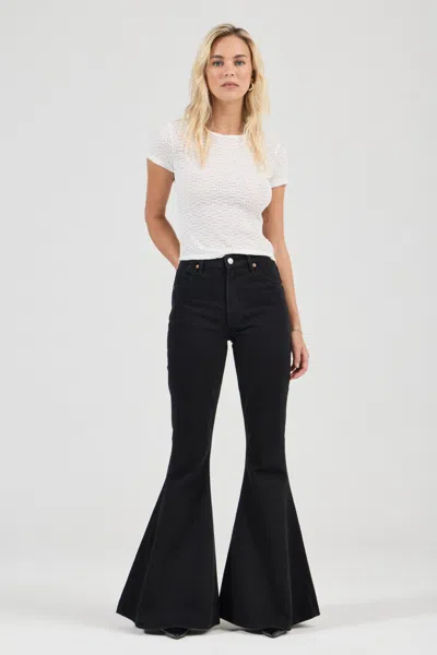 Rolla's Jeans Us Uptown Flare Jean In Black