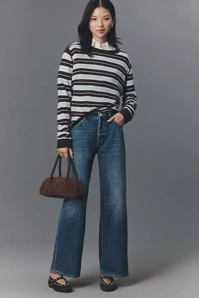 Rolla's Kate Baggy High-rise Wide-leg Jeans In Blue