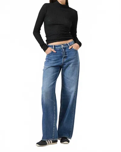 Rolla's Kate Mid Rise Baggy Jean In Paris Texas In Blue