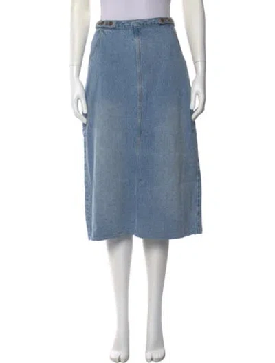 Pre-owned Rolla's Knee-length Skirt In Blue