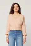Rolla's Lace Knit Sabine In Pink