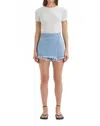 Rolla's Layla Sunshine Skort In Light Vintage Blue In Black