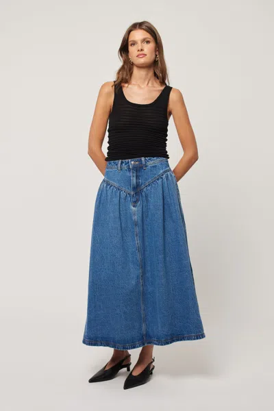 Rolla's Leonie Skirt In River Blue