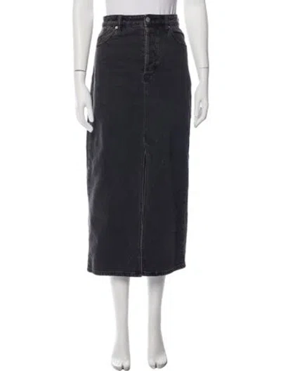 Pre-owned Rolla's Long Skirt In Black