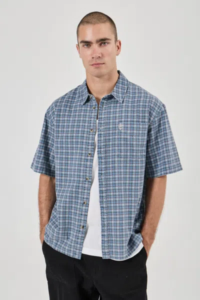 Rolla's Mariner Check Shirt In Blue