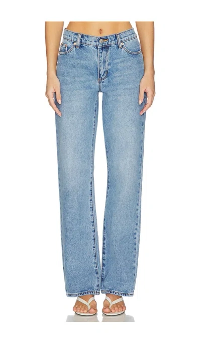Rolla's Meg Straight Jeans In Blue