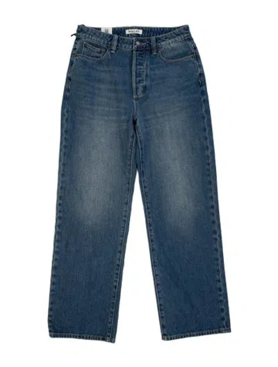 Pre-owned Rolla's Mid-rise Straight Leg Jeans W/ Tags In Blue