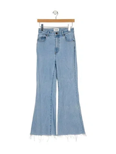 Pre-owned Rolla's Mid-rise Wide Leg Jeans In Blue