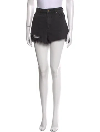 Pre-owned Rolla's Mini Shorts In Black