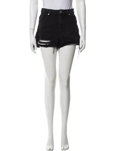 Pre-owned Rolla's Mini Shorts In Black