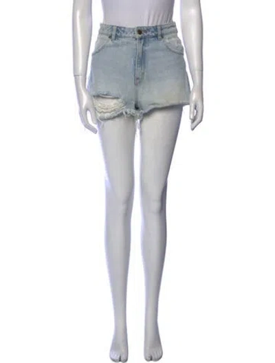 Pre-owned Rolla's Mini Shorts In Blue