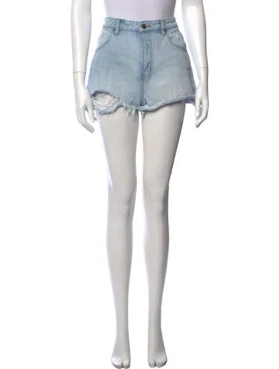 Pre-owned Rolla's Mini Shorts In Blue