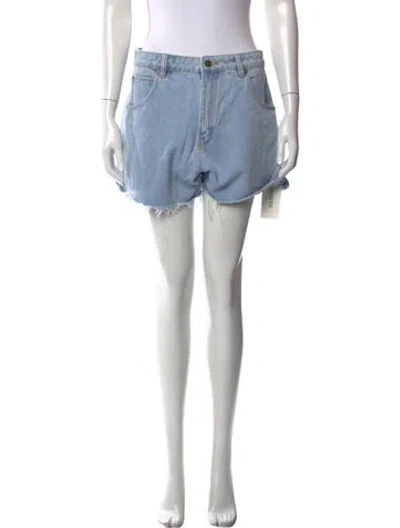 Pre-owned Rolla's Mini Shorts In Blue