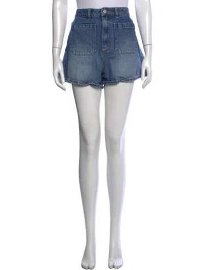Pre-owned Rolla's Mini Shorts In Blue