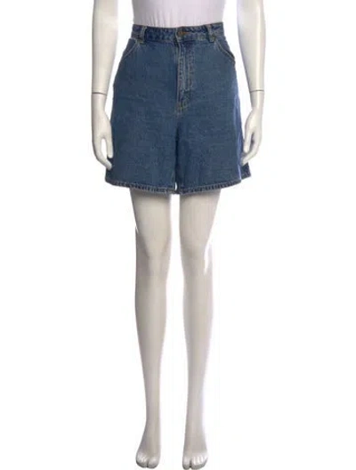 Pre-owned Rolla's Mini Shorts In Blue