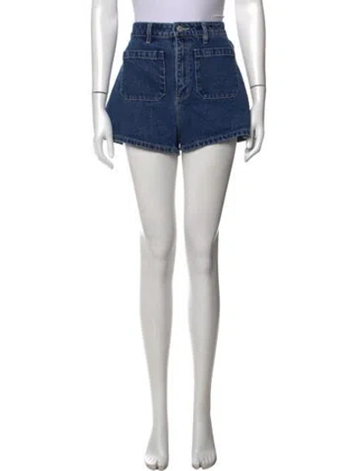 Pre-owned Rolla's Mini Shorts In Blue