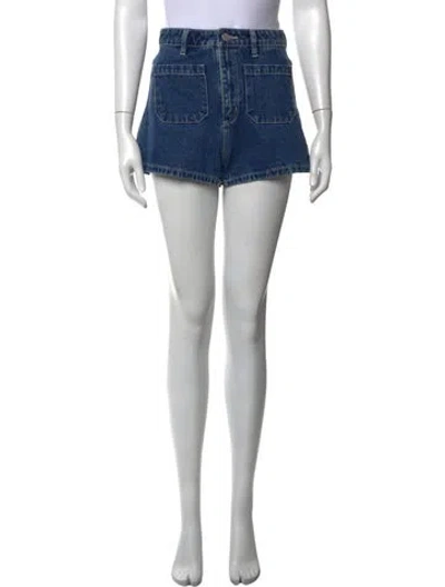 Pre-owned Rolla's Mini Shorts In Blue