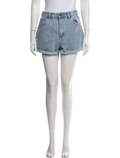 Pre-owned Rolla's Mini Shorts In Blue
