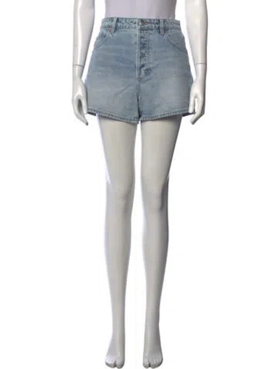 Pre-owned Rolla's Mini Shorts In Blue