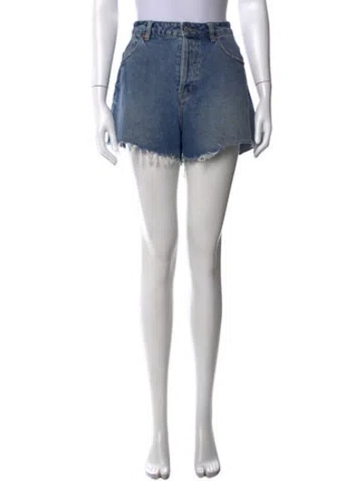 Pre-owned Rolla's Mini Shorts In Blue