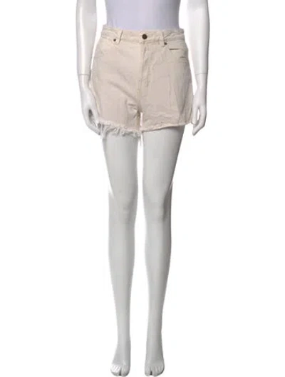 Pre-owned Rolla's Mini Shorts In Neutral