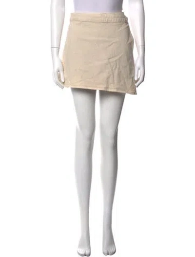 Pre-owned Rolla's Mini Shorts In Neutral