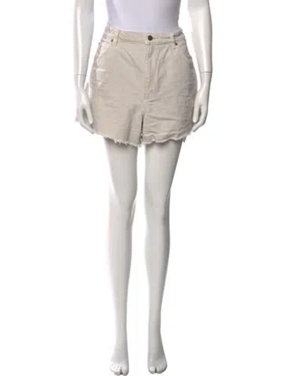 Pre-owned Rolla's Mini Shorts In Neutrals