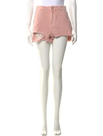 Pre-owned Rolla's Mini Shorts In Pink