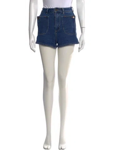 Pre-owned Rolla's Mini Shorts W/ Tags In Blue