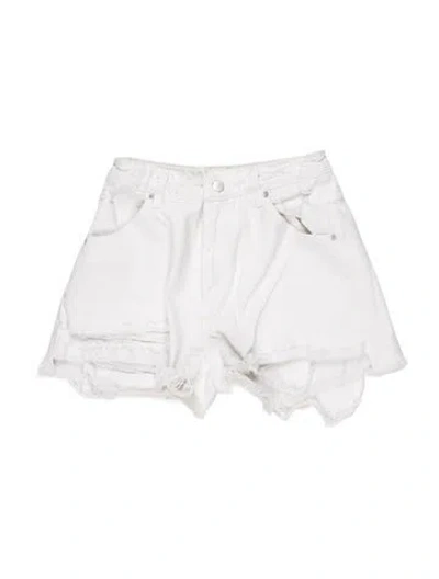 Pre-owned Rolla's Mini Shorts In White