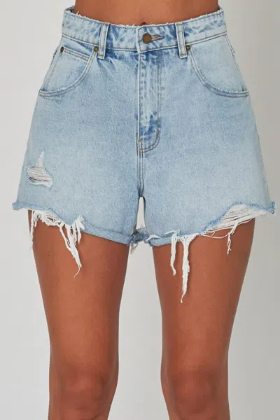 ROLLA'S MIRAGE HIGH RISE SHORT IN EVA BLUE