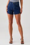 Rolla's Mirage Short Dark Stone In Dark Vintage Indigo In Blue