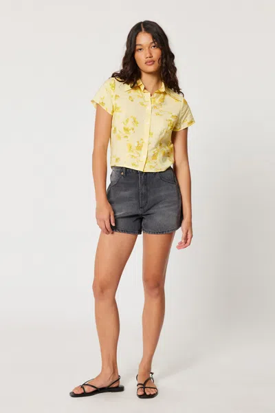 Rolla's Mirage High Rise Short In Worn Black