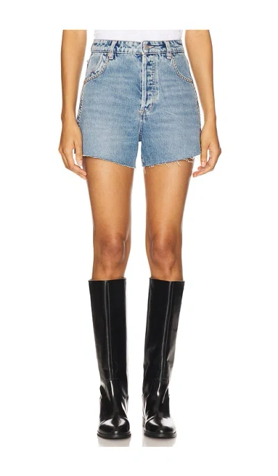 Rolla's Mirage Stud Short In Vintage Blue