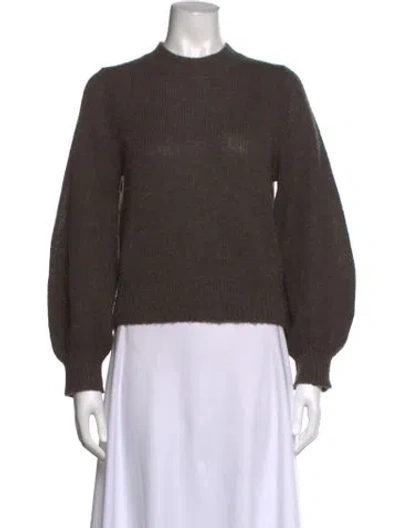 Pre-owned Rolla's Mock Neck Sweater In Brown