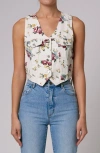 ROLLA'S ROLLA’S MORGAN FLORAL DENIM VEST