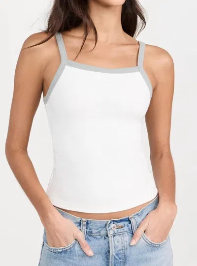 Rolla's Organic Naomi Tank In Fog In White