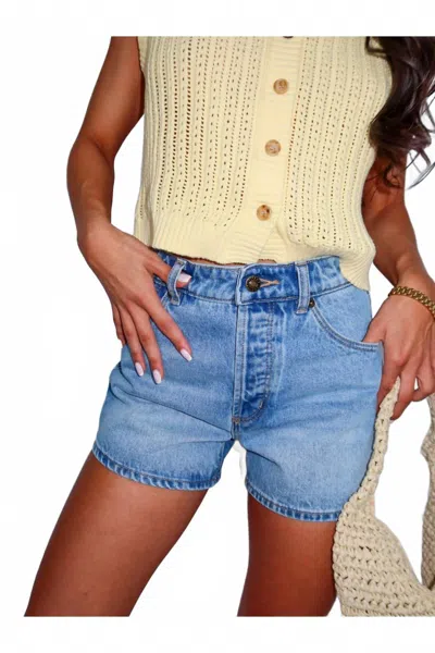 Rolla's Original High Rise Short In Brad Blue