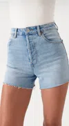 Rolla's Original Denim Beach Shorts In Light Vintage Blue In Blue