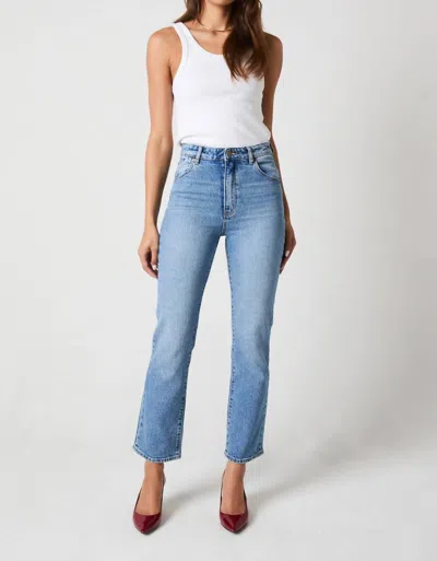 Rolla's Original Straight Jean In Brad Blue In Mid Blue
