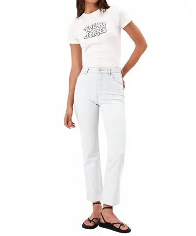 Rolla's Original Straight Jeans In Dalton Blue In White