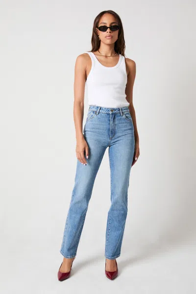 Rolla's Original Straight Leg Jeans In Brad Blue In Multi