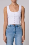 ROLLA'S ROLLA’S PALOMA LACE TRIM CROP TOP
