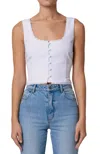 Rolla's Paloma Sleeveless Top In Vintage White In White