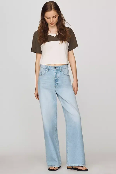 Rolla's Relaxed Sailor High-rise Jeans In Blue