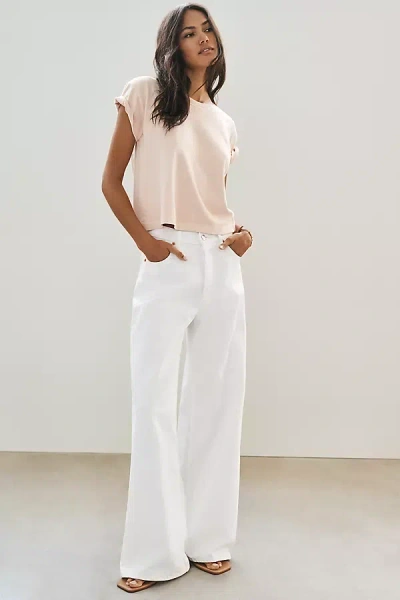 Rolla's Relaxed Sailor High-rise Jeans In White