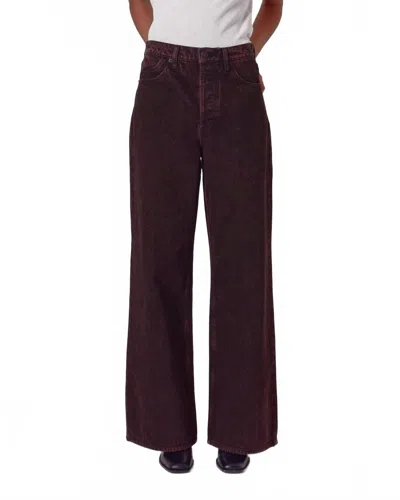 Rolla's Relaxed Sailor Long Jeans In Chocolate Tint In Purple