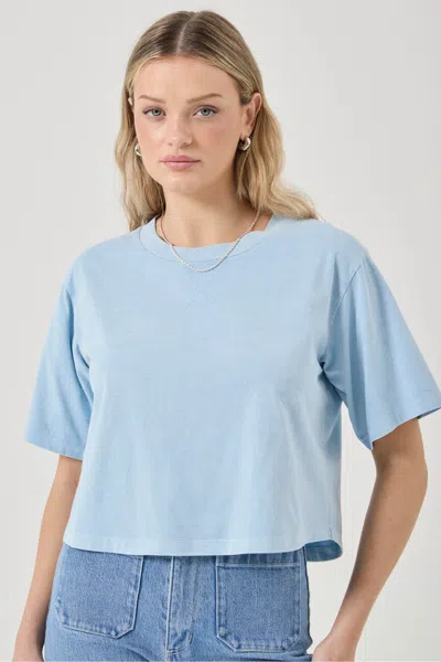 Rolla's Resort Cropped Tee In Blue