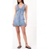 Rolla's Dallas Denim Minidress In Mid Vintage Blue