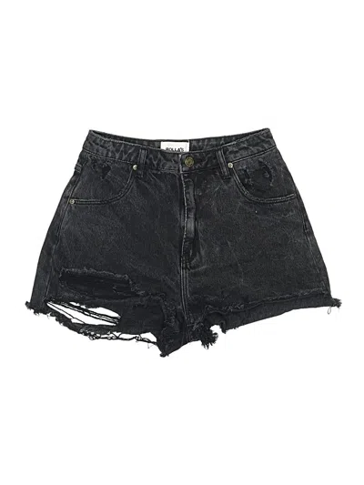 Pre-owned Rolla's Denim Shorts In Black